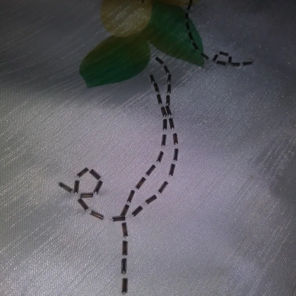 White Skirt with Accent Beading by Dress Barn - Picture 3 of 7